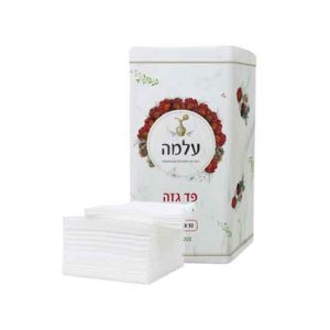 פד גזה ללא סיבים עלמה